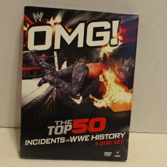 WWE OMG Top 50 Incidents Small Graphic Wrestling 3 Disc Set - Picture 1 of 6